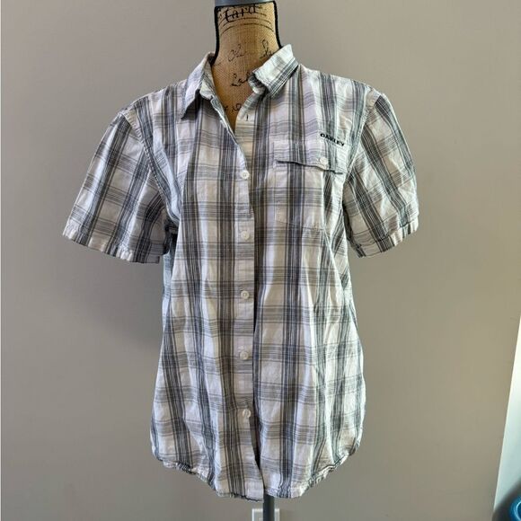 Oakley Plaid button up shirt - Picture 1 of 4